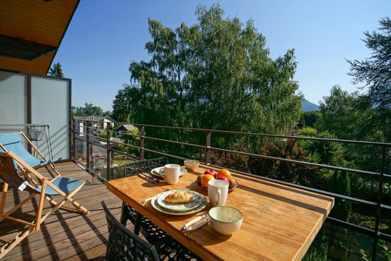 La Tournette Superb Quiet Apartment 300 Meters From The Lake Sevrier Bagian luar foto