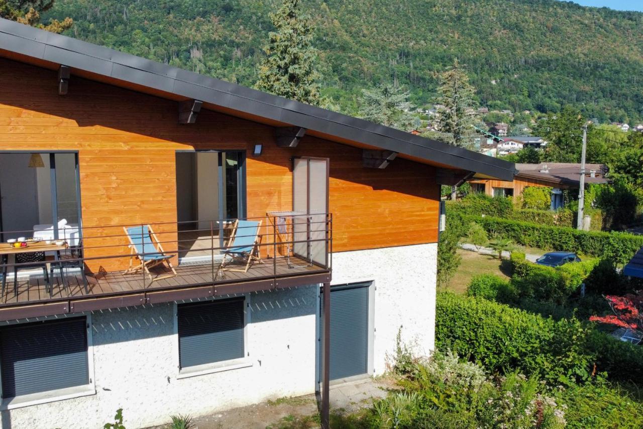 La Tournette Superb Quiet Apartment 300 Meters From The Lake Sevrier Bagian luar foto